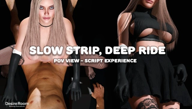 Slow Strip, Deep Ride – Alya VR Adult Videos