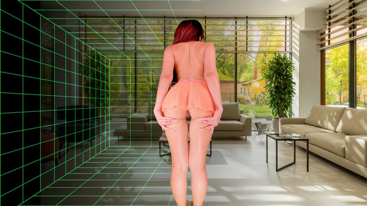 Lifting My Sweet Little Dress In Your Room Passthrough VR