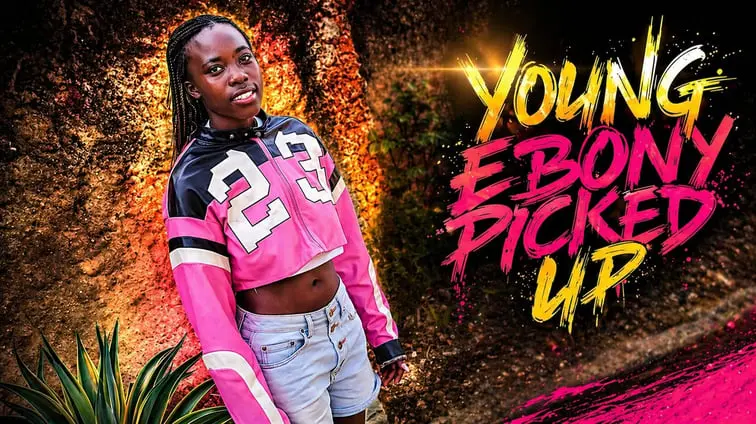 White Tourist Breeds Thick Ebony Stray Collared Leashed And Owned VR Adult Videos