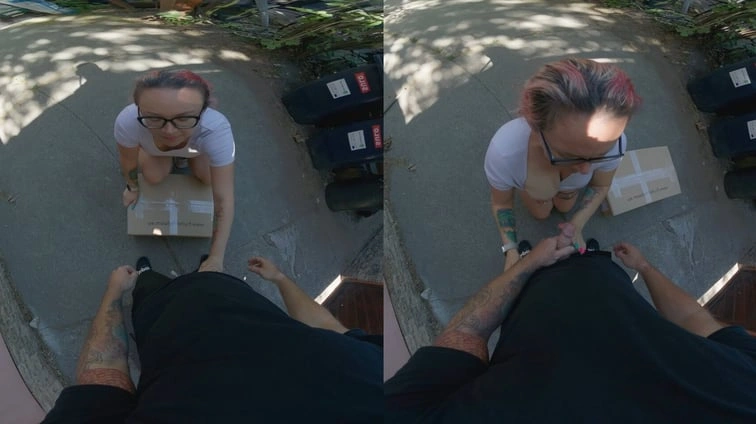 The Delivery Guy Just Showed Up With A Package Not The Only Thing He Delivered Though VR Adult Videos